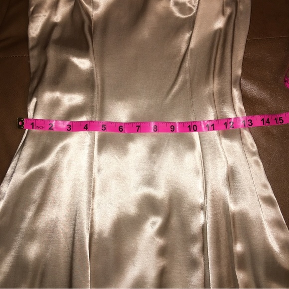 Maurices size 3 vintage from 90s satin mini dress made in USA - Picture 6 of 9